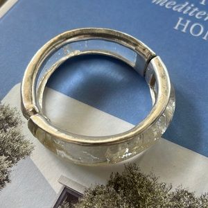 MVM Michael Vincent Michaud Crackle Glass Magnetic Bangle